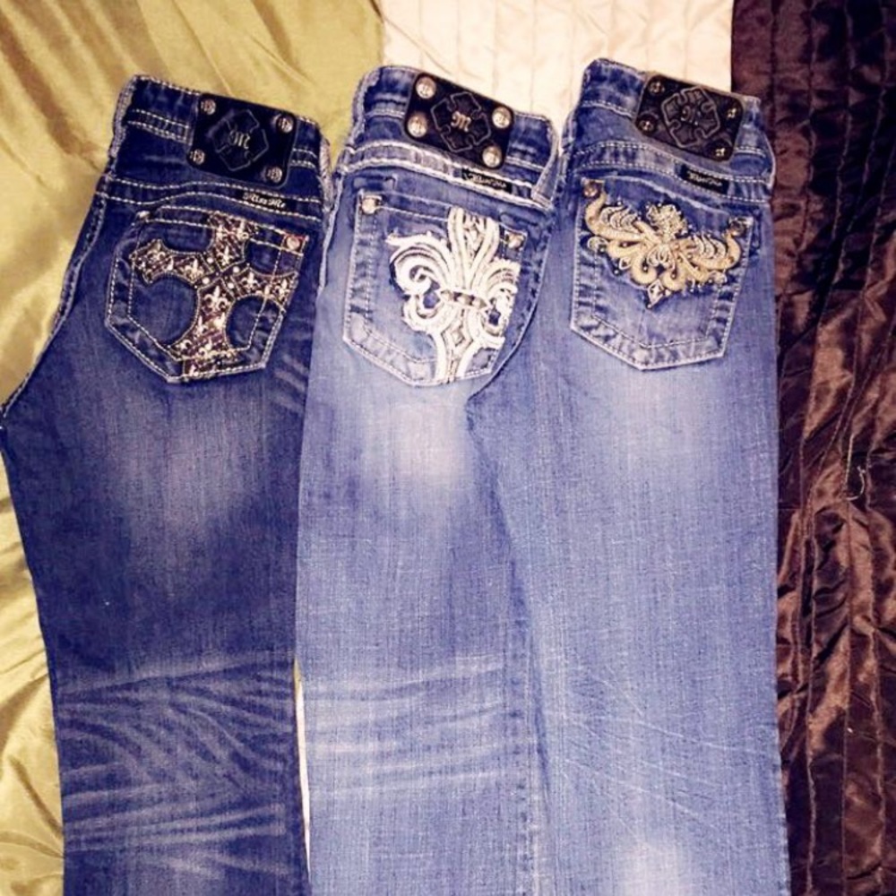 Girls size 12 miss me jeans